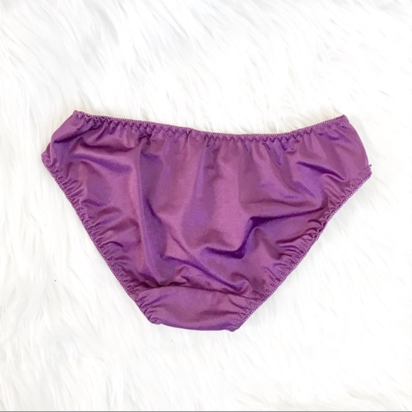 Sexy Romantic push-up purple lace pearl bow set - Picture 6 of 8